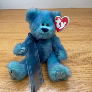Ty Jointed Stuffed Animal Azure the Bear